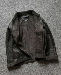 Men's Brown Original Leather Shearling Jacket