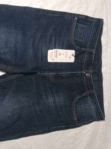 Stylish Dark Blue Denim Jeans