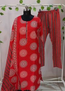 Bright Red Beautiful New With Tag SUIT Set