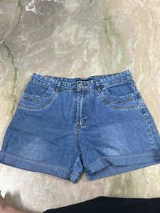 denim shorts