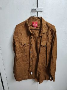 Men's Solid Cargo Shirt