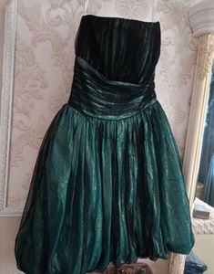 🇷🇺Stunning Teal Strapless Party Dress