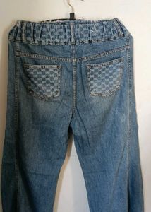 Designer Inspired Blue Denim Jeans