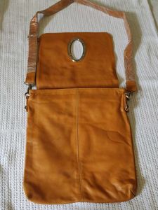 french Leather Crossbody Bag