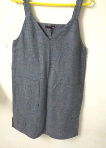 Women's grey midi dress