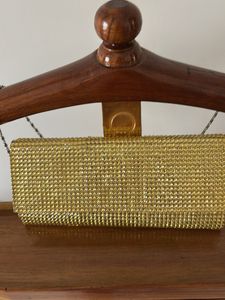 Sparkling Gold Clutch Bag