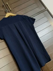 Navy Blue Tunic Top with Sequins