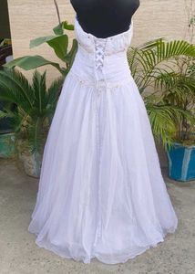 Strapless White Bridal Lehenga🍁❤️