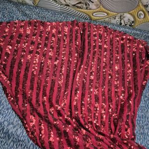 Sparkling Red Maxi Dress