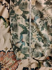 Tropical Parrot Print Blouse