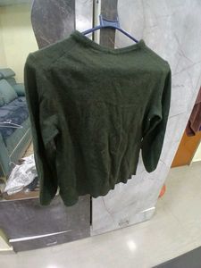 H&amp;M Olive Green Knit Sweater - Size S