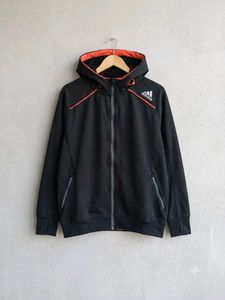 Adidas Black Zip Up Hoodie