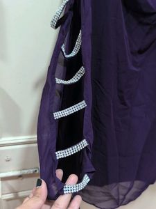 Sparkly Strap Cold Shoulder Top