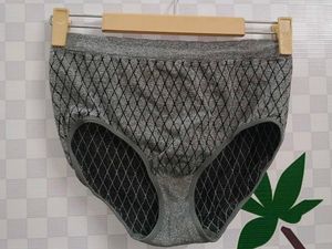 (1300)Grey Patterned Briefs