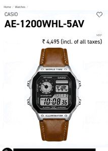 Casio World Time Watch