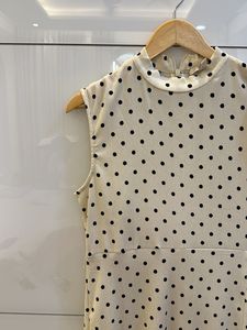 Chic Polka Dot Sleeveless Dress