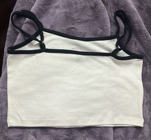 Yin Yang Cropped Tank Top