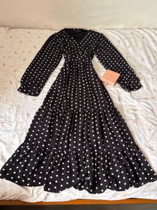 Black Polka Dot  Dress