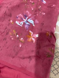 Hand Painted, semi stiched Suit