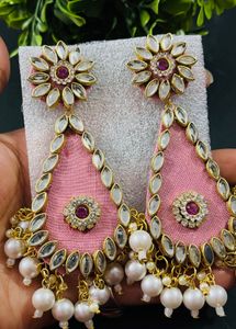 Fancy Party Wear Long Size Earrings