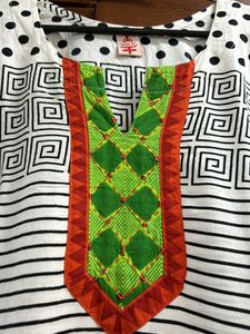 Cotton Women Kurta - Geometric