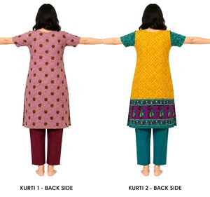 🙋Donate Girl kurti combo buy one get free Comfort