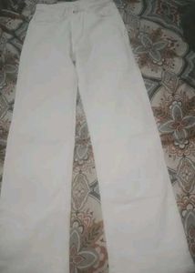 Classic Denim White Jeans