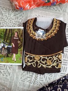 Beautiful Georgette Kurti Kum Dress