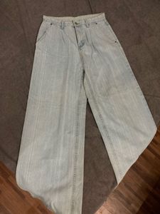 Light Wash Wide Leg Jeans