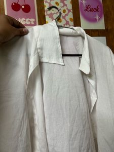 Classic White Button-Down Shirt