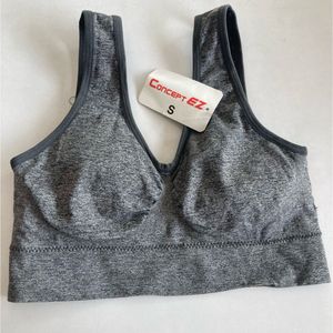 Comfortable Grey Sports Bra