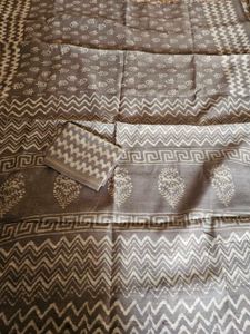 NEW Pure Linen Handloom Saree