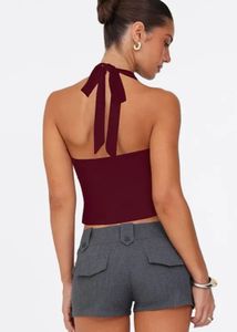 Chic Halter Neck Crop Top