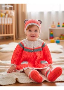 ♥️Offer Crochet Baby Outfit Set