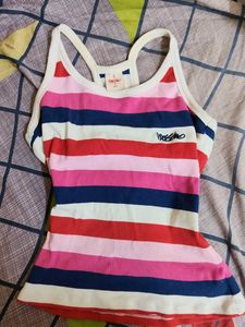 Striped Ribbed Tank Top