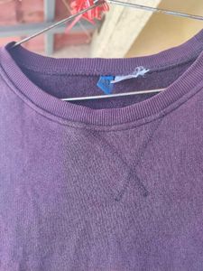 H&amp;M Purple Winterwear Casual Sweater