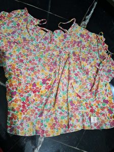 Floral Print Mini Shrug