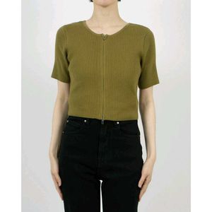 Women Gray Crop Top