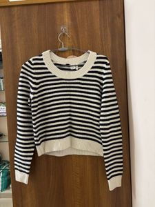 Striped Knit Sweater
