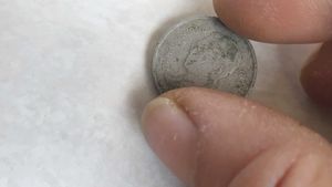 Vintage Thai Baht Coin