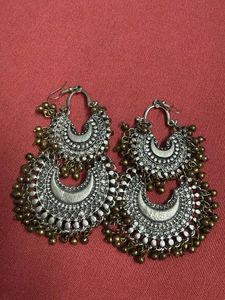 Boho Lunar Chandelier Earrings