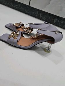 Stylish Chain Embellished Heels