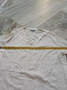 White Embroidered Kurta
