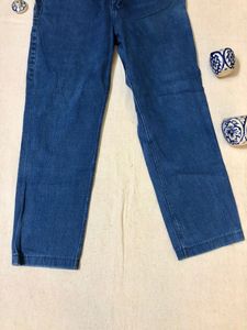 Navy Blue Straight Fit Denim (women)
