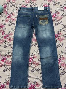 Blue Denim Jeans Armani Emporio