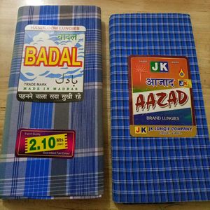 Badal &amp; Aazad Handloom Lungies combo pack