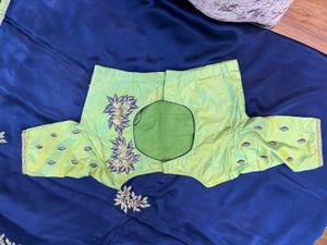 Embroidered Silk saree