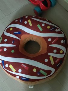 Giant Donut Plush Pillow