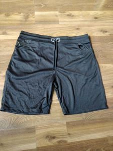 Swim Wear Black Nylon Shorts For Mens