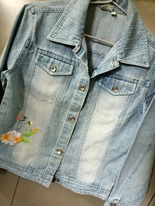 Embroidered Denim Jacket